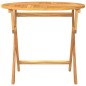 vidaXL Mesa de jardín plegable madera de teca maciza 85x76 cm vidaXL Mesa de jardín plegable madera de teca maciza 85x76 cm