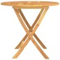 vidaXL Mesa de jardín plegable madera de teca maciza 85x76 cm vidaXL Mesa de jardín plegable madera de teca maciza 85x76 cm
