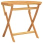 vidaXL Mesa de jardín plegable madera de teca maciza 85x76 cm vidaXL Mesa de jardín plegable madera de teca maciza 85x76 cm