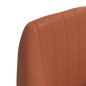vidaXL Taburete de cocina 2 unidades cuero sintético marrón claro vidaXL Taburete de cocina 2 unidades cuero sintético marrón claro