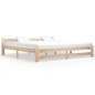 vidaXL Estructura de cama madera maciza de pino 200x200 cm vidaXL Estructura de cama madera maciza de pino 200x200 cm