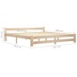 vidaXL Estructura de cama madera maciza de pino 200x200 cm vidaXL Estructura de cama madera maciza de pino 200x200 cm