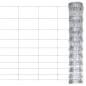 vidaXL Valla de jardín de acero galvanizado plateado 50x1,2 m vidaXL Valla de jardín de acero galvanizado plateado 50x1,2 m