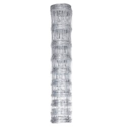 vidaXL Valla de jardín de acero galvanizado plateado 50x1,2 m