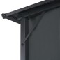 vidaXL Cenador con cortinas aluminio 3x3 m negro vidaXL Cenador con cortinas aluminio 3x3 m negro