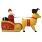vidaXL Papá Noel y renos de Navidad inflables con LED 130 cm vidaXL Papá Noel y renos de Navidad inflables con LED 130 cm