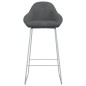 vidaXL Taburetes de barra de cocina 2 unidades terciopelo gris oscuro vidaXL Taburetes de barra de cocina 2 unidades terciopelo gris oscuro
