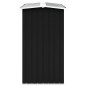vidaXL Caseta de jardín para leña acero galvanizado gris 172x91x154 cm vidaXL Caseta de jardín para leña acero galvanizado gris 172x91x154 cm
