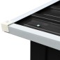 vidaXL Caseta de jardín para leña acero galvanizado gris 172x91x154 cm vidaXL Caseta de jardín para leña acero galvanizado gris 172x91x154 cm
