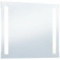 vidaXL Espejo de pared de baño con LED 80x60 cm vidaXL Espejo de pared de baño con LED 80x60 cm