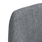 vidaXL Taburetes de cocina 2 unidades tela gris oscuro vidaXL Taburetes de cocina 2 unidades tela gris oscuro