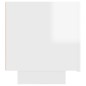 vidaXL Mueble de TV madera contrachapada blanco brillo 100x35x40 cm vidaXL Mueble de TV madera contrachapada blanco brillo 100x35x40 cm