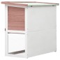 vidaXL Jaula conejera con 1 puerta madera marrón vidaXL Jaula conejera con 1 puerta madera marrón