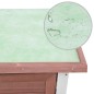 vidaXL Jaula conejera con 1 puerta madera marrón vidaXL Jaula conejera con 1 puerta madera marrón