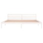 vidaXL Estructura de cama madera maciza de pino blanco 200x200 cm