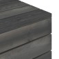 vidaXL Mesas de palets de jardín 2 uds madera maciza pino gris oscuro vidaXL Mesas de palets de jardín 2 uds madera maciza pino gris oscuro