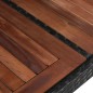 vidaXL Mesa de jardín ratán sintético madera acacia maciza 240x90x74cm vidaXL Mesa de jardín ratán sintético madera acacia maciza 240x90x74cm
