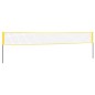 vidaXL Red de bádminton tela PE amarillo y negro 600x155 cm vidaXL Red de bádminton tela PE amarillo y negro 600x155 cm