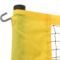vidaXL Red de bádminton tela PE amarillo y negro 600x155 cm vidaXL Red de bádminton tela PE amarillo y negro 600x155 cm