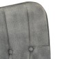 vidaXL Mecedora con taburete lona vintage gris vidaXL Mecedora con taburete lona vintage gris