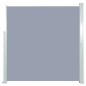vidaXL Toldo lateral retráctil de jardín gris 140x300 cm vidaXL Toldo lateral retráctil de jardín gris 140x300 cm