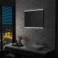 vidaXL Espejo de pared de baño con LED y sensor táctil 80x60 cm vidaXL Espejo de pared de baño con LED y sensor táctil 80x60 cm
