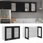 vidaXL Armario colgante cocina contrachapada negro 80x31x60 cm vidaXL Armario colgante cocina contrachapada negro 80x31x60 cm