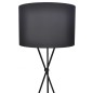 vidaXL Lámpara de pie con pantalla y soporte negra vidaXL Lámpara de pie con pantalla y soporte negra