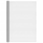 vidaXL Malla mosquitera de aluminio plateada 100x2000 cm