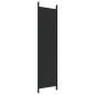 vidaXL Biombo divisor de 4 paneles de tela negro 200x200 cm vidaXL Biombo divisor de 4 paneles de tela negro 200x200 cm