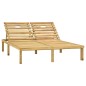 vidaXL Tumbona doble de madera de pino impregnada verde vidaXL Tumbona doble de madera de pino impregnada verde