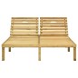 vidaXL Tumbona doble de madera de pino impregnada verde vidaXL Tumbona doble de madera de pino impregnada verde