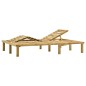 vidaXL Tumbona doble de madera de pino impregnada verde vidaXL Tumbona doble de madera de pino impregnada verde