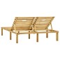 vidaXL Tumbona doble de madera de pino impregnada verde vidaXL Tumbona doble de madera de pino impregnada verde