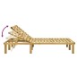 vidaXL Tumbona doble de madera de pino impregnada verde vidaXL Tumbona doble de madera de pino impregnada verde