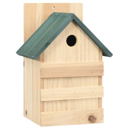 vidaXL Casa para pájaros 4 unidades madera de abeto 23x19x33 cm
