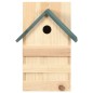 vidaXL Casa para pájaros 4 unidades madera de abeto 23x19x33 cm vidaXL Casa para pájaros 4 unidades madera de abeto 23x19x33 cm