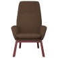 vidaXL Sillón de relax de tela marrón vidaXL Sillón de relax de tela marrón