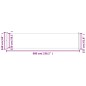 vidaXL Toldo lateral retráctil para patio gris 600x160 cm vidaXL Toldo lateral retráctil para patio gris 600x160 cm