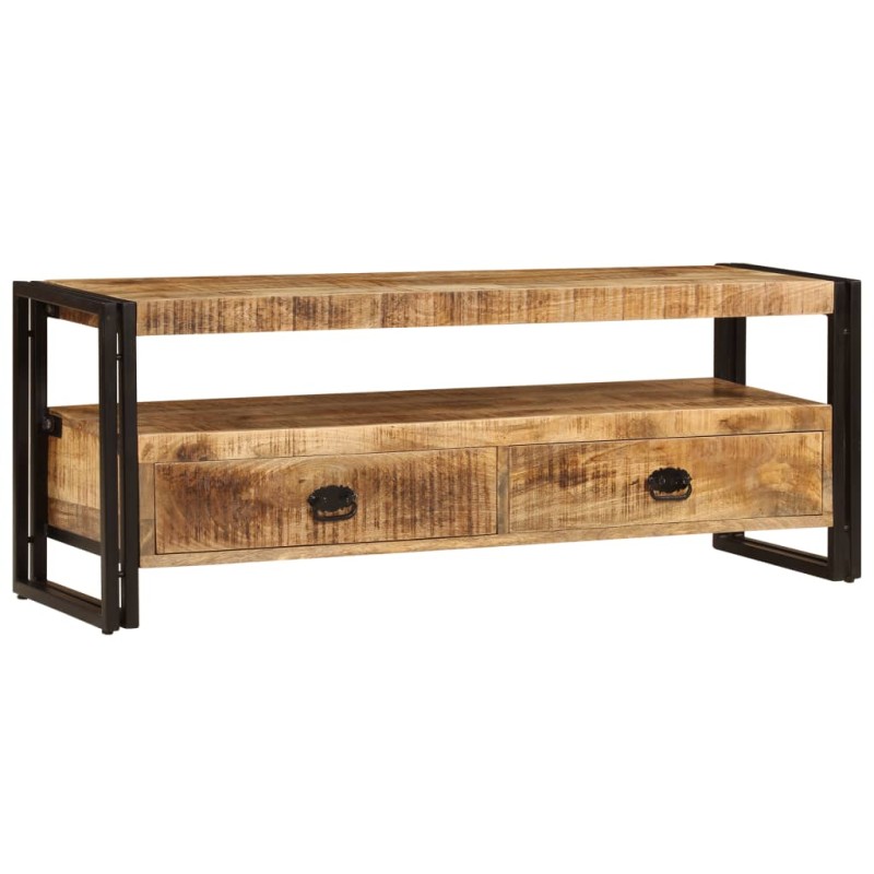 vidaXL Mueble para TV madera maciza de mango 120x35x45 cm vidaXL Mueble para TV madera maciza de mango 120x35x45 cm
