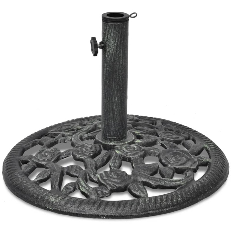 vidaXL Base de sombrilla de hierro fundido 12 kg 48 cm vidaXL Base de sombrilla de hierro fundido 12 kg 48 cm
