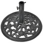 vidaXL Base de sombrilla de hierro fundido 12 kg 48 cm vidaXL Base de sombrilla de hierro fundido 12 kg 48 cm