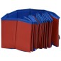 vidaXL Piscina para perros plegable PVC rojo 160x30 cm vidaXL Piscina para perros plegable PVC rojo 160x30 cm
