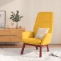 vidaXL Sillón de relax de tela amarillo mostaza vidaXL Sillón de relax de tela amarillo mostaza