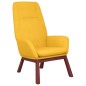 vidaXL Sillón de relax de tela amarillo mostaza vidaXL Sillón de relax de tela amarillo mostaza