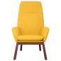 vidaXL Sillón de relax de tela amarillo mostaza vidaXL Sillón de relax de tela amarillo mostaza