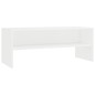 vidaXL Mueble para TV madera contrachapada blanco 100x40x40 cm vidaXL Mueble para TV madera contrachapada blanco 100x40x40 cm
