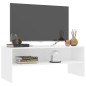 vidaXL Mueble para TV madera contrachapada blanco 100x40x40 cm vidaXL Mueble para TV madera contrachapada blanco 100x40x40 cm