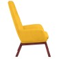 vidaXL Sillón de relax de tela amarillo mostaza vidaXL Sillón de relax de tela amarillo mostaza