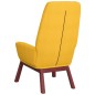 vidaXL Sillón de relax de tela amarillo mostaza vidaXL Sillón de relax de tela amarillo mostaza
